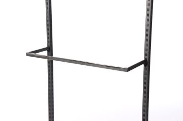 П-образна тръба за рондо и колона без лайсна 1000 мм черен мат