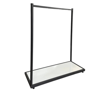 Щендер черен мат с ПДЧ бял гланц, L1180×500×1300 мм, височина 1430 мм