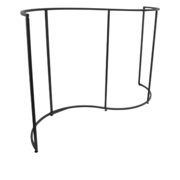 Щендер черен мат, L2300 мм × H1400 мм