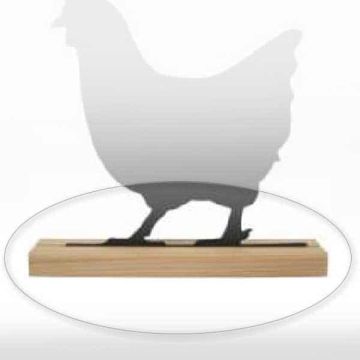 Дървено трупче за PVC табелки животни 21 см