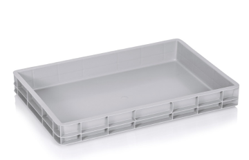 Пластмасова каса 600 × 400 × 75 мм за тесто и пици 