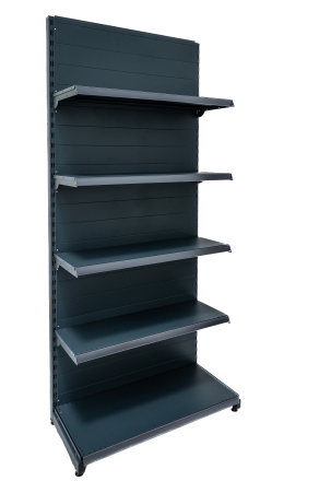 Крайстенен стелаж с плътен гръб Н2000 мм