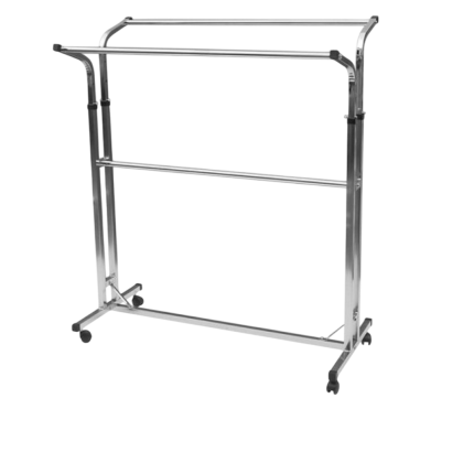 V-образен щендер с регулация, хром, 1250×600×H1200–1550 мм