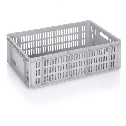 Пластмасова каса 600×400×200 мм, универсална за храни и замразени продукти