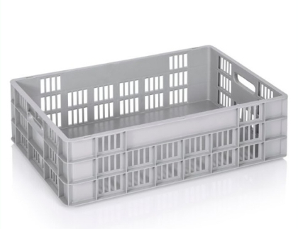 Пластмасова каса 600 × 400 × 180 мм с плътно дъно 