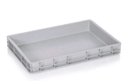 Пластмасова каса 600 × 400 × 75 мм за тесто и пици 