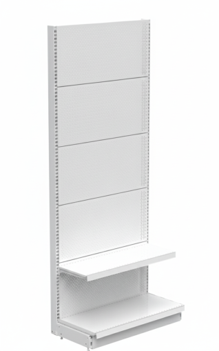 Крайстенен стелаж с перфориран гръб