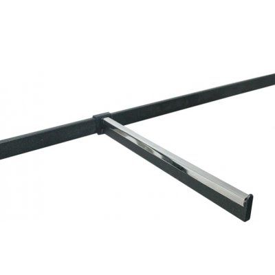 Бастун за предна тръба с лайсна – L350 мм, черен