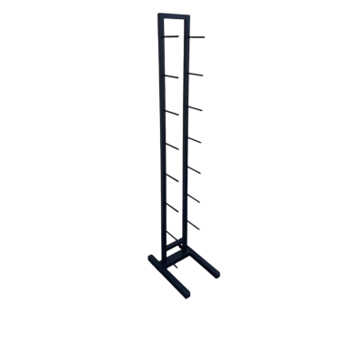 Щендер за обувки – 8 нива, черен мат, 250 × 350 × H1375 мм