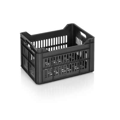 Пластмасова каса 400×300×255 мм за домати, краставици, плодове и зеленчуци 