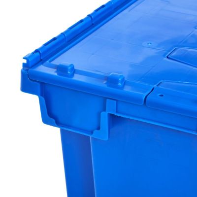 Корито с прикрепен капак 600×400×300 мм за фармация, индустрия и логистика