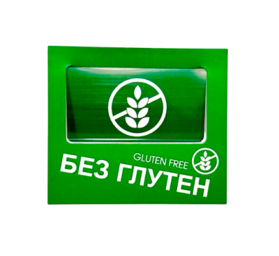 Картонен етикет "БЕЗ ГЛУТЕН" зелен - 10 бр.