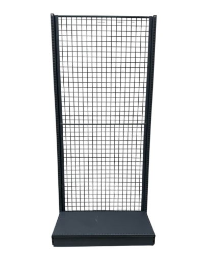 Крайстенен стелаж с мрежест гръб