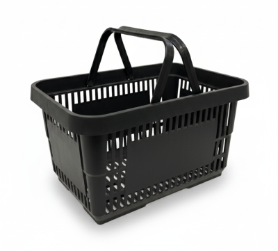 Пластмасова кошница 22 л черен мат