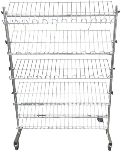 Щендер за обувки 5 етажа, хром