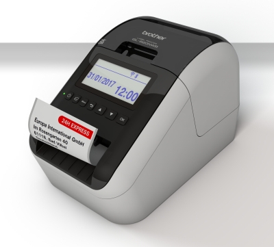 Настолен термодиректен етикетен принтер Brother QL-820NWBCYJ1