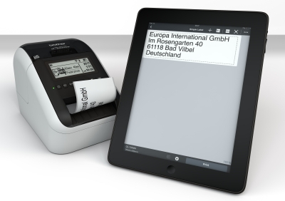 Настолен термодиректен етикетен принтер Brother QL-820NWBCYJ1