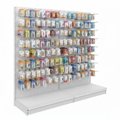 Крайстенен стелаж с перфориран гръб