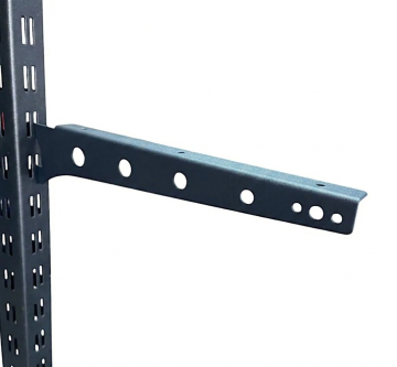 Държач за ПДЧ и стъклени рафтове 30 см за рондо колони, стенни профили и щендери