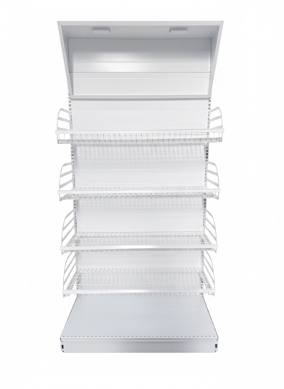 Крайстенен стелаж за хляб|метален|бял