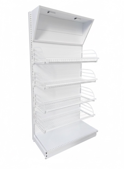 Крайстенен стелаж за хляб|метален|бял